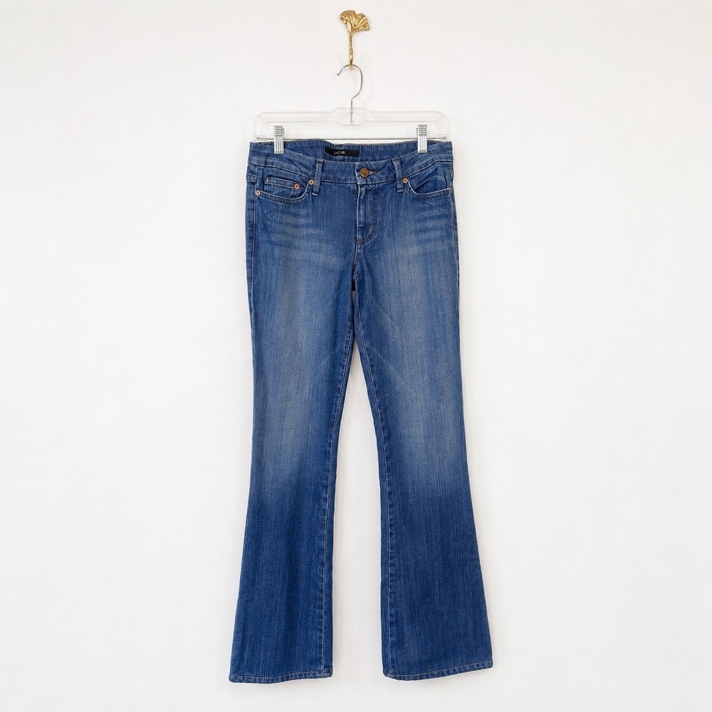 Joe's Jeans Low Rise Women 27 Bootcut Flare Jeans Medium Wash Y2K Cowgirl Denim